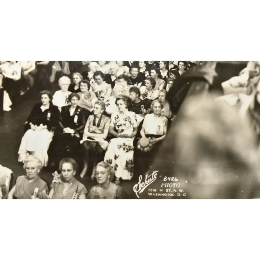 1950 DAR Constitution Hall Panoramic Photo DAR Continental Congres Washington DC